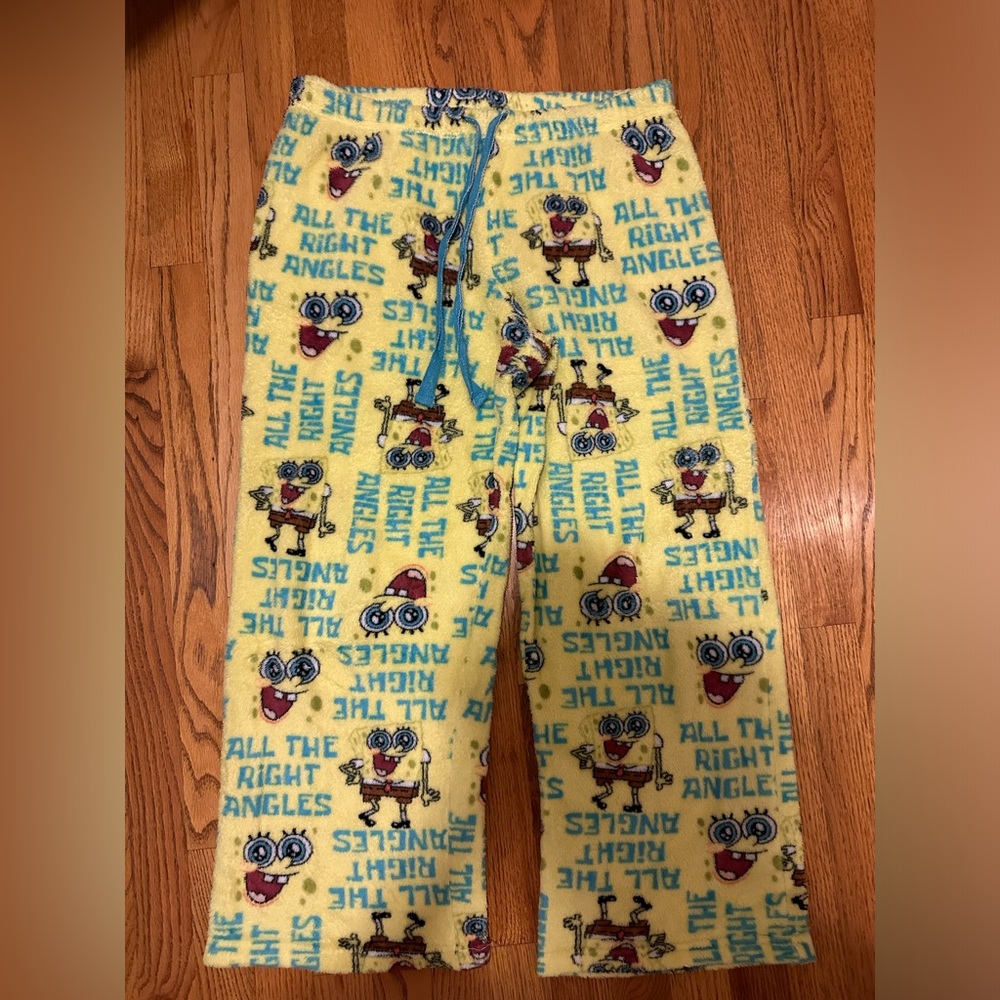 SpongeBob fleece pajama pants